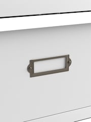 La Redoute Intérieurs White Hiba Industrial Metal Drawer Unit with Labels - Image 4 of 5