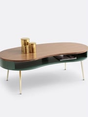 La Redoute Intérieurs Green Walnut Topim Coffee Table - Image 1 of 4