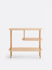 La Redoute Intérieurs Oak Crueso Asymmetric Solid Oak Console Table - Image 6 of 6