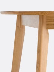 La Redoute Intérieurs Oak Dalmar 8 to 10 Seater Solid Oak Dining Table - Image 2 of 3