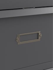 La Redoute Intérieurs Grey Hiba Industrial Metal Drawer Unit with Labels - Image 2 of 6