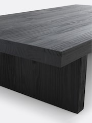 La Redoute Intérieurs Black Malu Solid Pine Coffee Table - Image 4 of 5