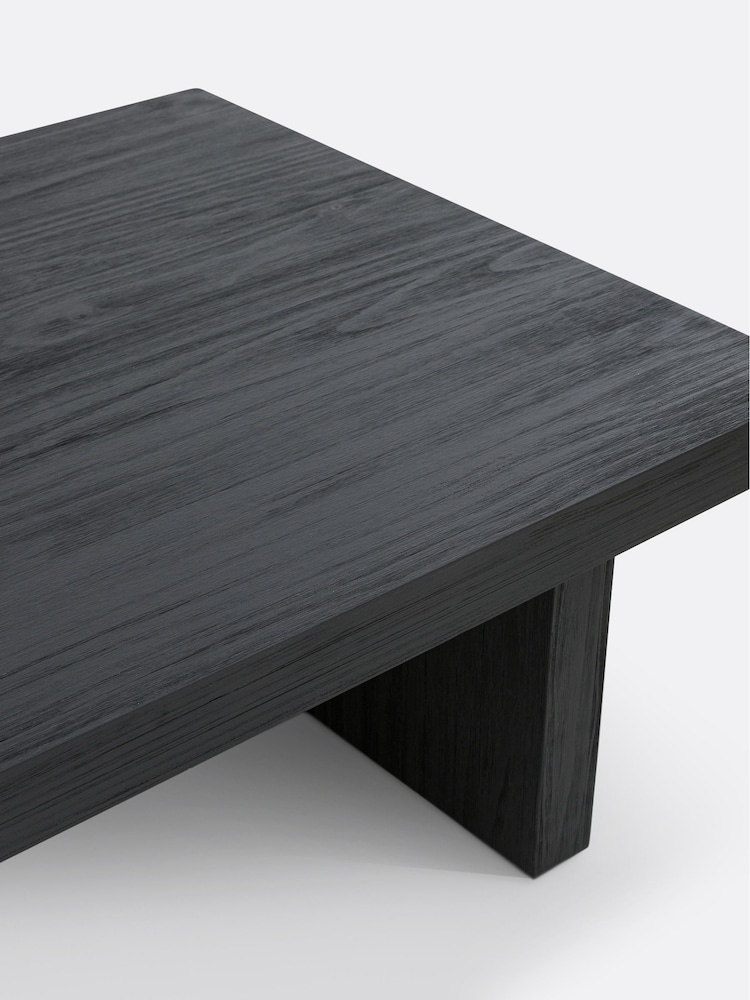 La Redoute Intérieurs Black Malu Solid Pine Coffee Table - Image 5 of 5 La Redoute Intérieurs Black Malu Solid Pine Coffee Table - Image 5 of 5