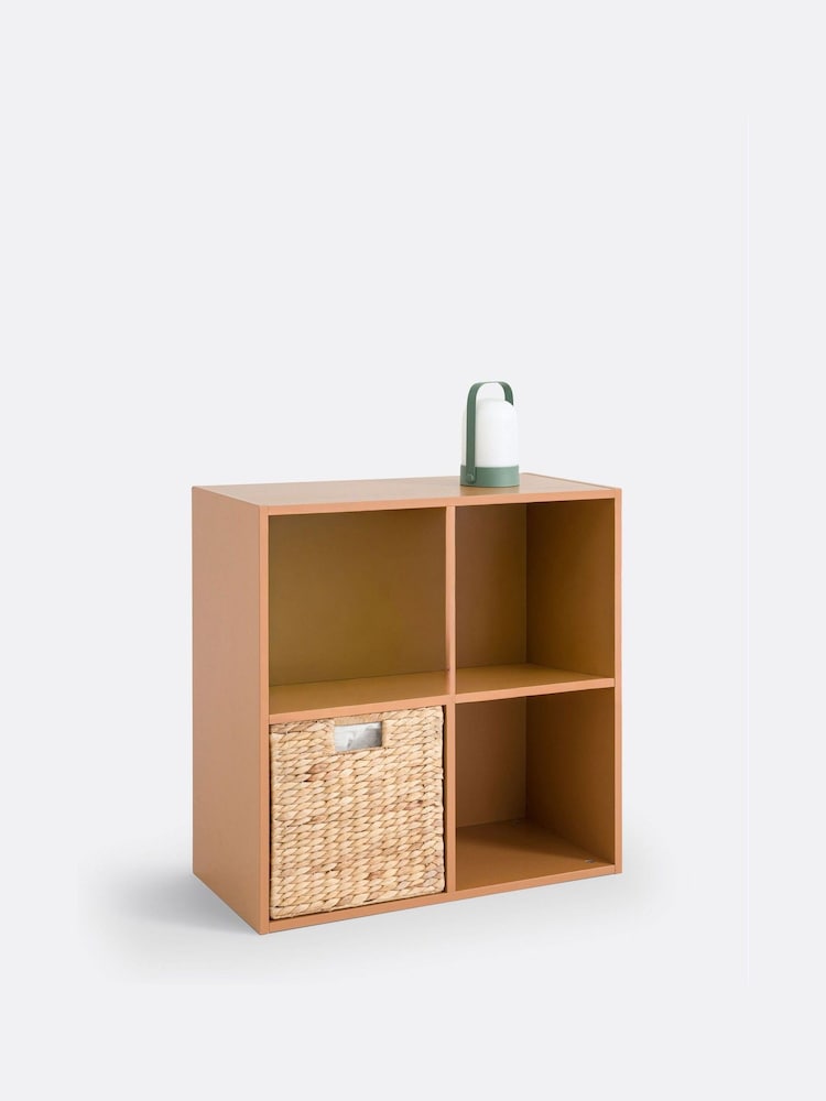 La Redoute Intérieurs Caramel Diny 4-Compartment Storage Unit - Image 1 of 2