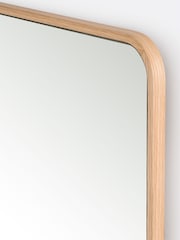 La Redoute Intérieurs Natural Iodus 50x150cm Rectangular Oak Mirror - Image 2 of 3