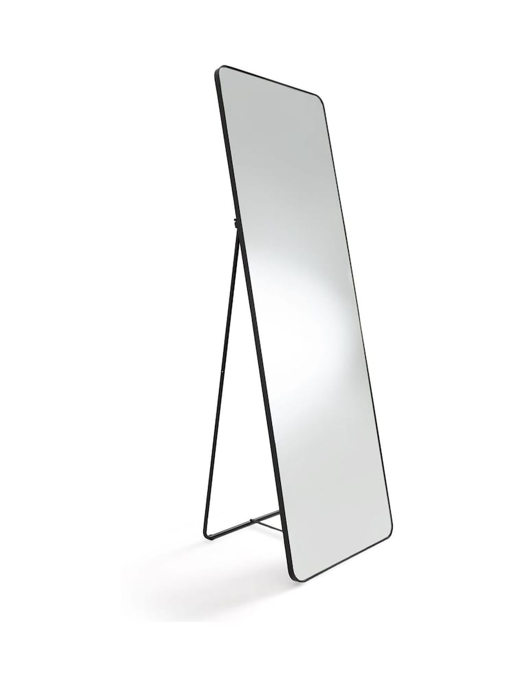 La Redoute Intérieurs Black Iodus 50 x 150cm Standing Psyche Mirror - Image 1 of 5