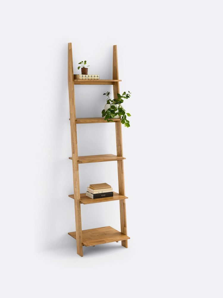 La Redoute Intérieurs Oak Domeno Ladder-Style Wall Shelving Unit - Image 1 of 6