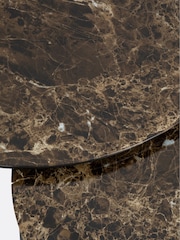 La Redoute Intérieurs Set of 2 Marble Chici Round Coffee Tables - Image 4 of 4