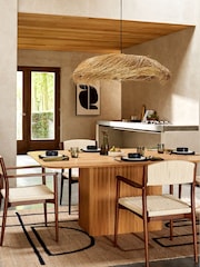 La Redoute Intérieurs Oak Onate 6 to 8 Seater Dining Table - Image 1 of 4