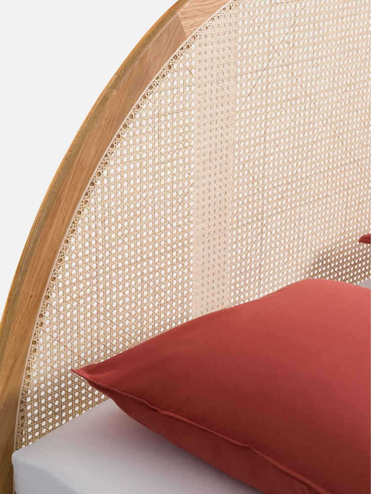 La Redoute Intérieurs Natural Homi Bed with Slats and Canework Headboard - Image 5 of 5