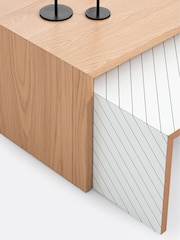 La Redoute Intérieurs White Nesting Coffee Table with Tray - Image 4 of 5