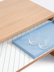La Redoute Intérieurs White Nesting Coffee Table with Tray - Image 5 of 5