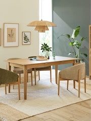 La Redoute Intérieurs Oak Tioga 4 to 10 Seater Oak Extendable Dining Table - Image 1 of 6