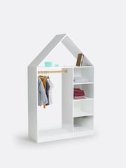 La Redoute Intérieurs White Kalie House Shaped Wardrobe - Image 1 of 2