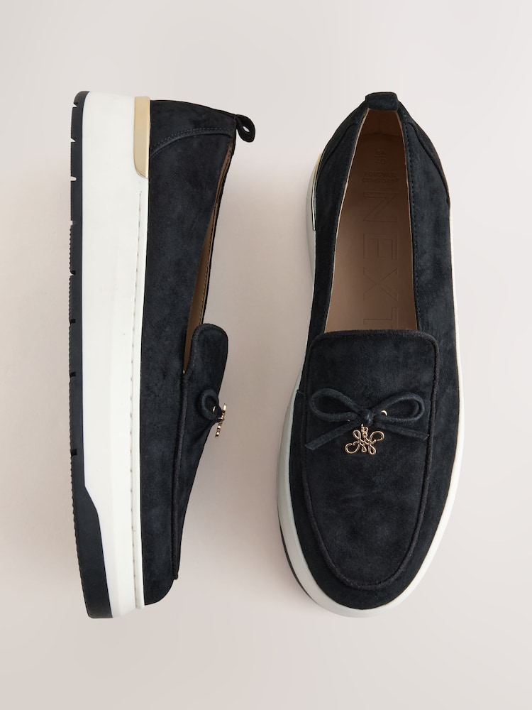 ខ្មៅ - Forever Comfort® Wedge Loafers - រូបភាព 1 នៃ 10