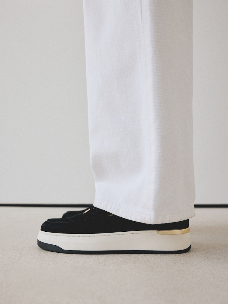 ខ្មៅ - Forever Comfort® Wedge Loafers - រូបភាព 2 នៃ 10