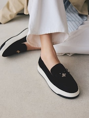 ខ្មៅ - Forever Comfort® Wedge Loafers - រូបភាព 5 នៃ 10