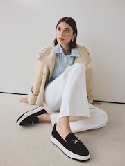 ខ្មៅ - Forever Comfort® Wedge Loafers - រូបភាព 6 នៃ 10