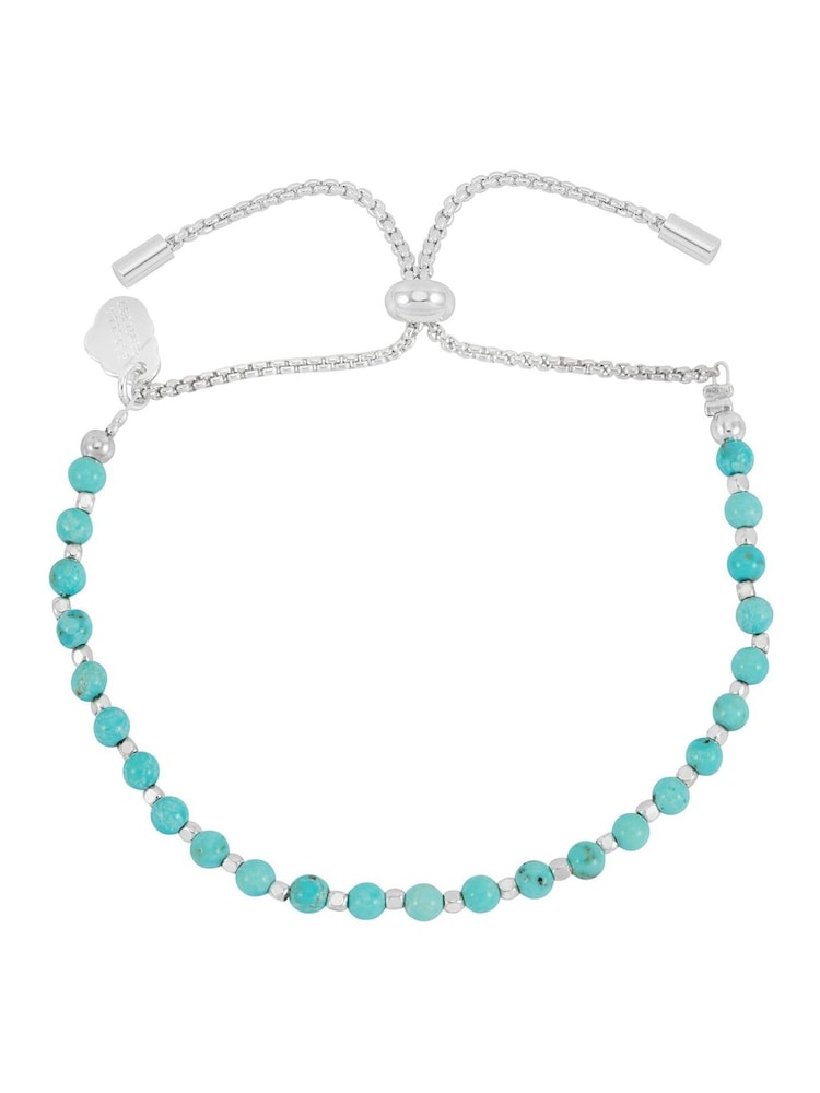 Estella Bartlett Silver Tone Wellness Blue Howlite Amelia Bracelet - Image 2 of 3