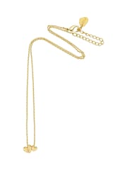 Estella Bartlett Gold Tone Double Heart Necklace - Image 2 of 4