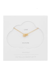 Estella Bartlett Gold Tone Double Heart Necklace - Image 3 of 4