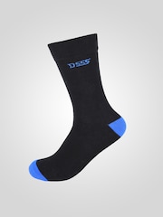 D555 Black Phoenix Cotton Rich Luxury Socks 3 Pack - Image 2 of 5