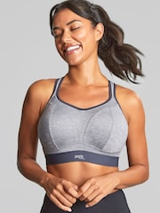 Panache Sports Boundless Padded Non Wired Sports Grey Bra - Image 2 of 6