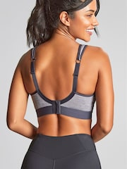 Panache Sports Boundless Padded Non Wired Sports Grey Bra - Image 3 of 6