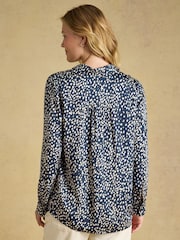 أزرق منقط - Elvina Satin Shirt - صورة 2 من 8