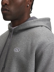 Under Armour Grey Rival Fleece Pullover Hoodie - Image 2 of 3