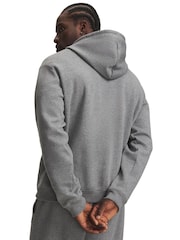 Under Armour Grey Rival Fleece Pullover Hoodie - Image 3 of 3