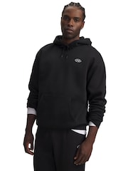 Under Armour Black Rival Fleece Pullover Hoodie - Image 1 of 4