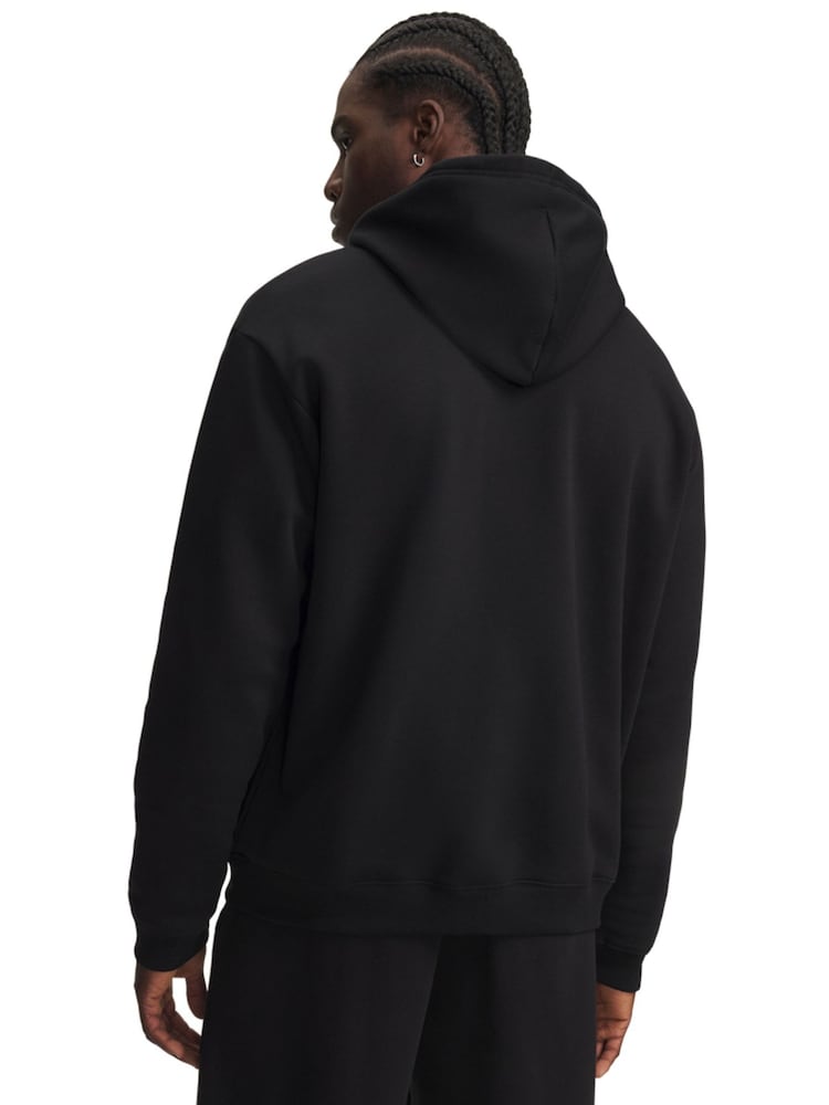 Under Armour Black Rival Fleece Pullover Hoodie - Image 2 of 4