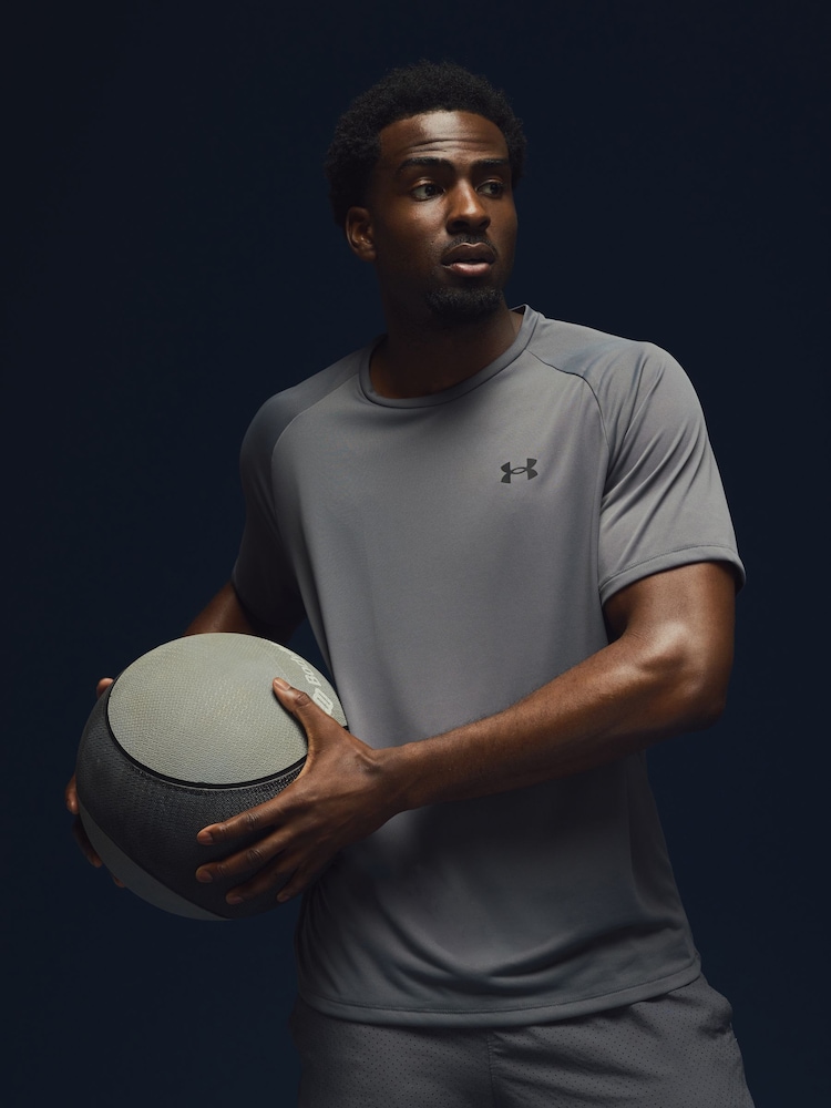 Under Armour Dark Grey Tech 2.0 Short Sleeve T-Shirt - Image 1 of 3