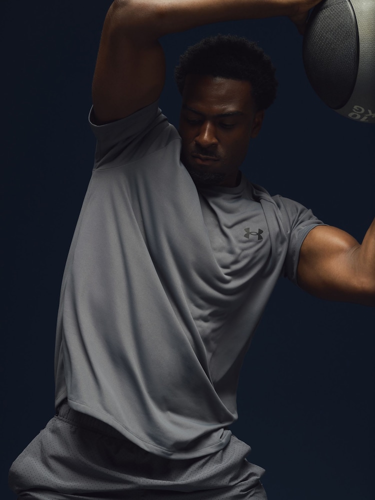 Under Armour Dark Grey Tech 2.0 Short Sleeve T-Shirt - Image 3 of 3