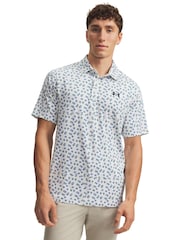 Under Armour Playoff 3.0 Printed Golf Polo Shirt - Εικόνα 1 από 3