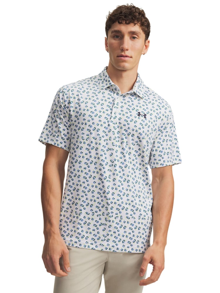 Under Armour Playoff 3.0 Printed Golf Polo Shirt - Εικόνα 1 από 3