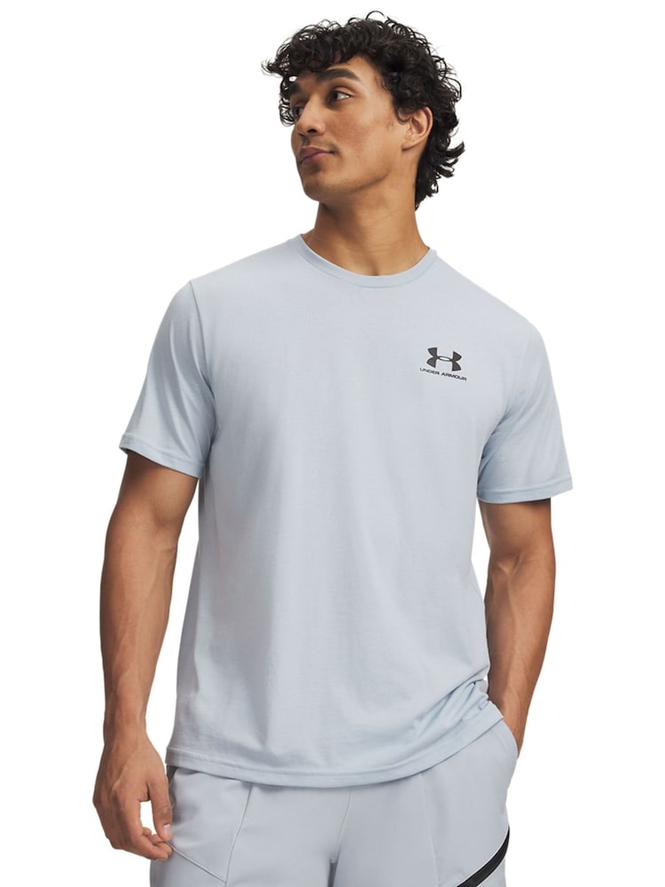 Under Armour Blue Sportstyle Left Chest Short Sleeve T-Shirt - Image 1 of 3