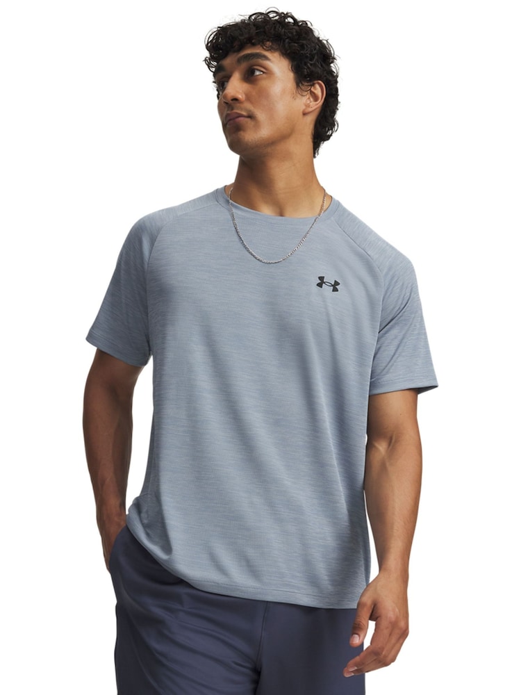 블루 - Under Armour 테크 텍스처드 반소매 크루넥 티셔츠 - 3의 이미지 1