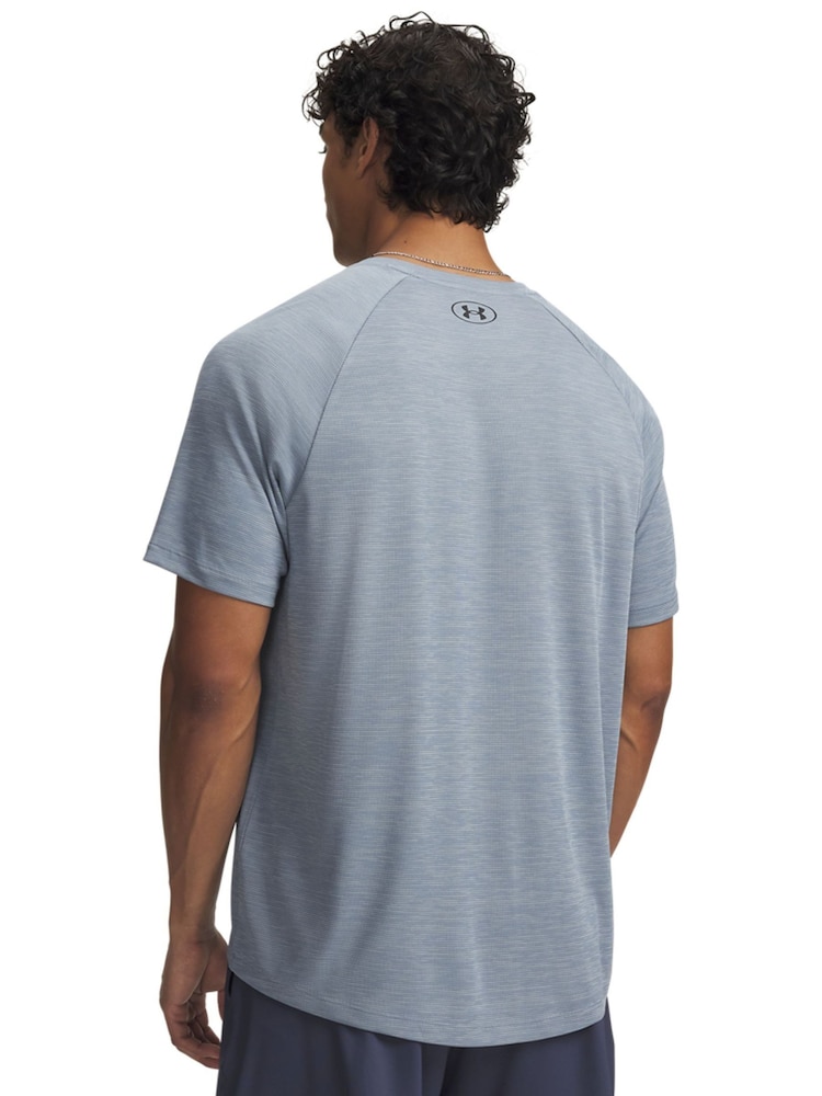 블루 - Under Armour 테크 텍스처드 반소매 크루넥 티셔츠 - 3의 이미지 2