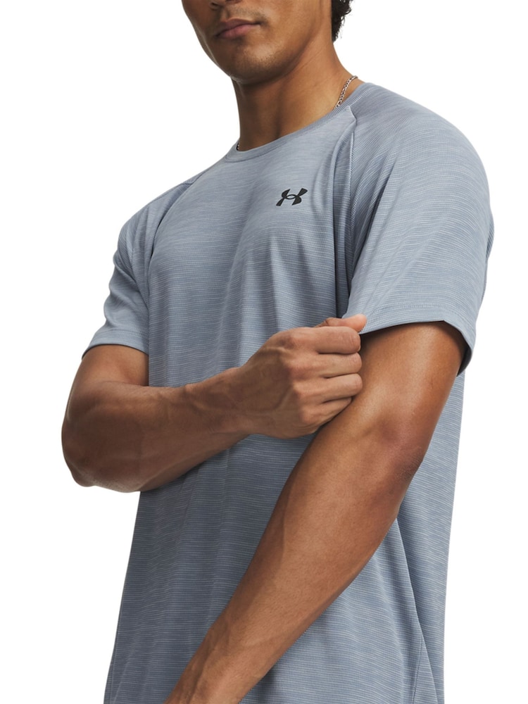블루 - Under Armour 테크 텍스처드 반소매 크루넥 티셔츠 - 3의 이미지 3