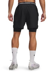 Under Armour Black Vanish Woven 2.0 2 in 1 Shorts - Image 2 of 4