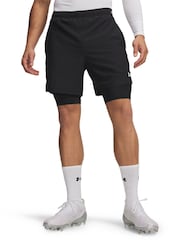 Under Armour Black Vanish Woven 2.0 2 in 1 Shorts - Image 3 of 4