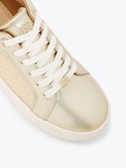 KG Kurt Geiger Gold Lighter Weave Trainers - Image 4 of 4