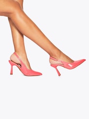 KG Kurt Geiger Pink Adina Slingback Heels - Image 5 of 5