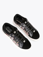 KG Kurt Geiger Black Eliza Embroidery Trainers - Image 2 of 4