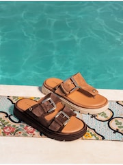 Carvela Comfort Dark Brown Pavilion Sandals - Image 12 of 12