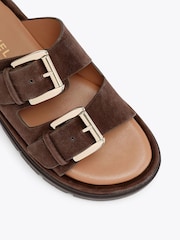 Carvela Comfort Dark Brown Pavilion Sandals - Image 9 of 12
