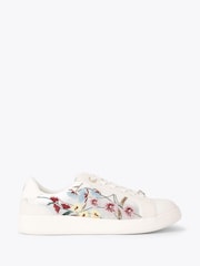 KG Kurt Geiger White Eliza Embroidery Trainers - Image 1 of 4