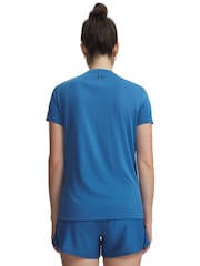 Under Armour Dark Blue Tech V Neck T-Shirt - Image 2 of 3